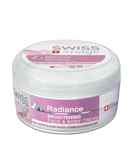 Swiss Image Body Care Radiance Brightening Face & Body Cream освежаващ крем за лице и тяло 200 мл