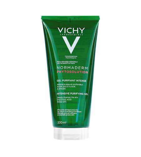 Vichy Normaderm Phytosolution дълбоко почистващ гел за лице против акне