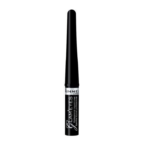 Rimmel Glam Eyes течни очни линии 3,5 мл 001 Black Glamour