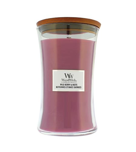 WoodWick Wild Berry & Beets ароматна свещ с дървен фитил 609,5 гр