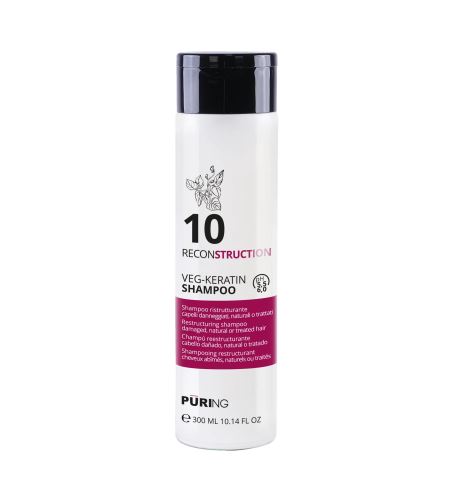 PÜRING PR 10 Reconstruction Veg-Keratin Shampoo регенериращ шампоан