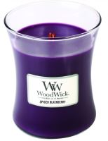 WoodWick Spiced Blackberry ароматна свещ с дървен фитил 275 гр