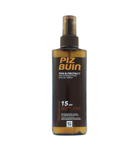 Piz Buin Tan & Protect Защитно масло за ускоряване на тен SPF 15