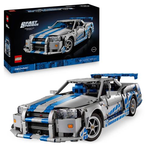 LEGO® Technic 42210 „Бързи и яростни 2“: Кола Nissan Skyline GT-R (R34)