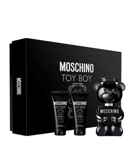 Moschino Toy Boy подаръчен комплект за мъже парфюмна вода 50 ml + душ гел 50 ml + балсам за след бръснене 50 ml
