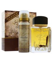 Lattafa Pure Oudi подаръчен комплект унисекс парфюмна вода 100 ml + deospray 50 ml