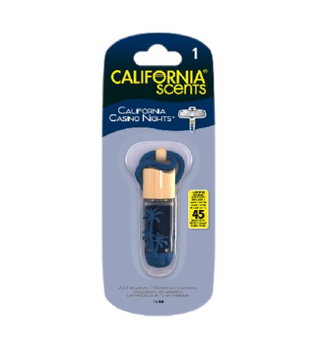 California Scents Hanging Vial California Casino Nights aроматизатор за автомобил 5 мл