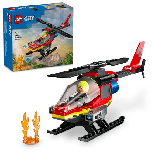 LEGO® City 60411 Спасителен пожарникарски хеликоптер