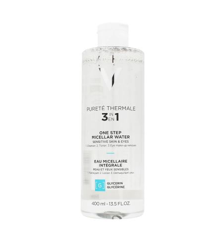 Vichy Pureté Thermale 3V1 One Step Micellar Water мицеларна вода за чувствителна кожа 400 мл