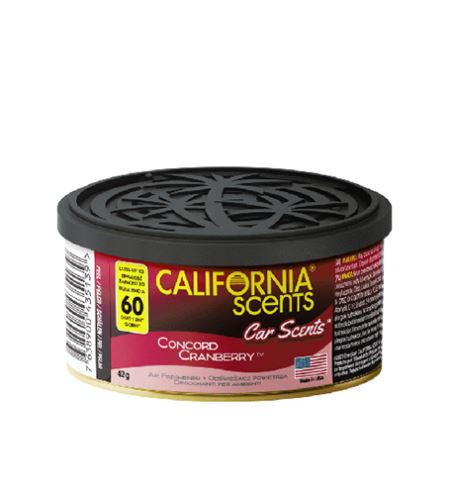 California Scents Car Scents Concord Cranberry aроматизатор за автомобил 42 гр