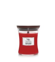 WoodWick Crimson Berries ароматна свещ с дървен фитил 85 гр