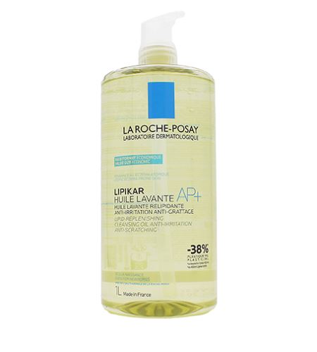 La Roche-Posay Lipikar AP+ омекотяващо, релипидиращо почистващо масло против раздразнения