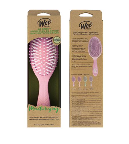 Wet Brush Go Green Treatment & Shine Brush Четка за коса