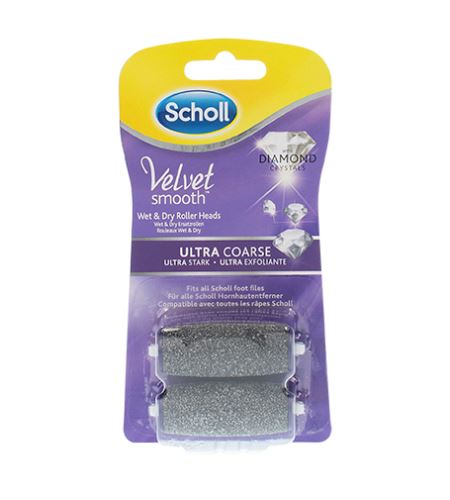 Scholl Velvet Smooth резервна глава с ултра груби диамантени кристали 2 бр