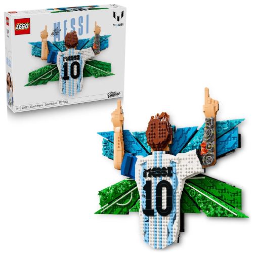 Комплект за сглобяване LEGO® Editions Лионел Меси – празник 43018