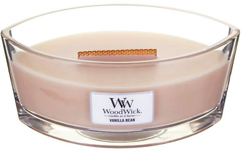 WoodWick Vanilla Bean ароматна свещ с дървен фитил 453,6 гр