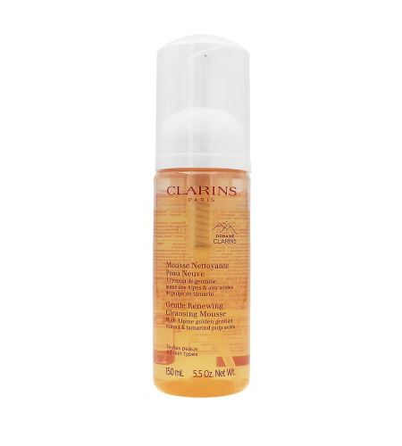 Clarins Gentle Renewing Cleansing Mousse нежна почистваща пяна за всички типове кожа 150 мл