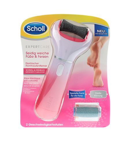 Scholl Expert Care електрическа пила за крака с морски минерали + резервна глава