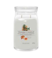 Yankee Candle Woodland Weekend Memories голяма свещ с надпис 567 гр