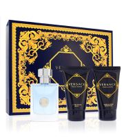 Versace Pour Homme подаръчен комплект за мъже тоалетна вода 50 ml + балсам за след бръснене 50 ml + душ гел 50 ml