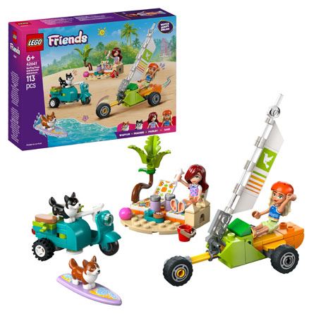 LEGO® Friends 42641 Сърфиращи кучета и приключение със скутер