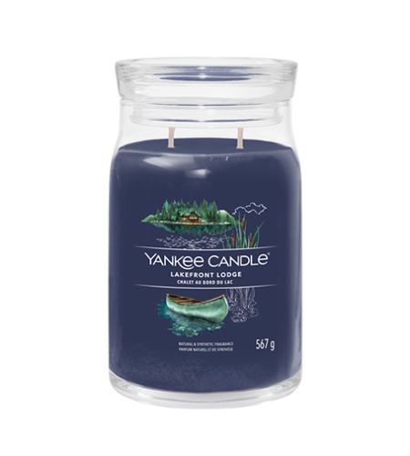 Yankee Candle Signature Lakefront Lodge ароматна свещ 567 гр