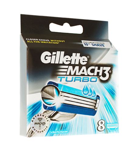 Gillette Mach3 Turbo сменяеми глави за мъже