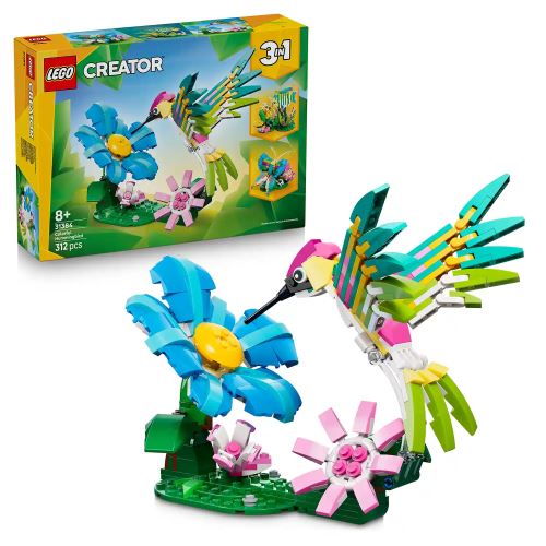 LEGO® Creator 3 v 1 31384 Диви животни: цветно колибри