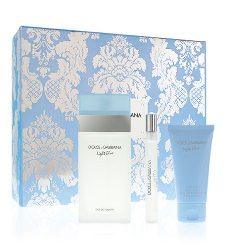 Dolce & Gabbana Light Blue подаръчен комплект за жени тоалетна вода 100 ml + лосион за тяло 50 ml + тоалетна вода 10 ml