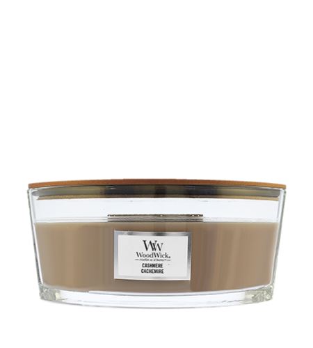 WoodWick Cashmere ароматна свещ с дървен фитил 453,6 гр