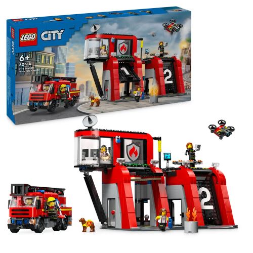 LEGO® City 60414 Пожарна команда и пожарникарски камион