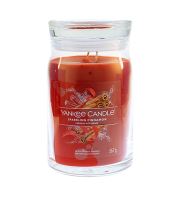 Yankee Candle Sparkling Cinnamon голяма свещ с надпис 567 гр