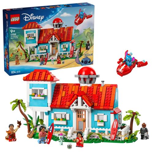 LEGO® │ Disney 43268 Къщата на плажа на Лило и Стич