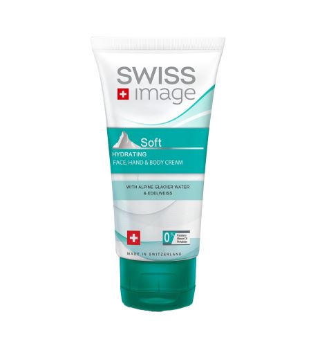 Swiss Image Body Care Soft Hydrating Face, Hand & Body Cream хидратиращ крем за лице, ръце и тяло 75 мл