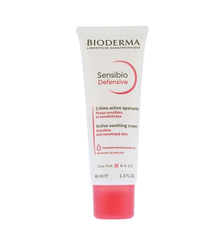 Bioderma Sensibio Defensive активен успокояващ крем с лека текстура 40 мл