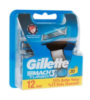 Gillette Mach3 Turbo сменяеми глави за мъже 12 бр