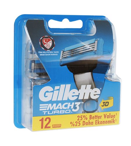 Gillette Mach3 Turbo сменяеми глави за мъже