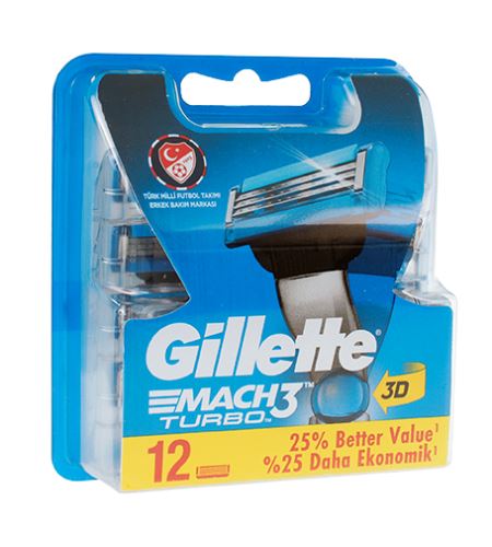 Gillette Mach3 Turbo сменяеми глави за мъже