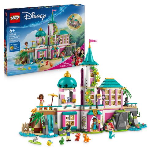 LEGO® │ Disney 43267 Замъкът на принцесите и кралските домашни любимци
