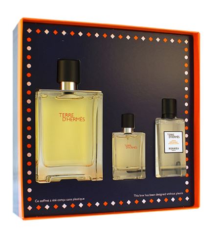 Hermes Terre d'Hermes подаръчен комплект за мъже тоалетна вода 100 ml + тоалетна вода 12,5 ml + афтършейв 40 ml