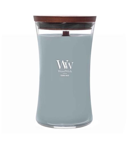 WoodWick Terra Haze ароматна свещ с дървен фитил 609,5 гр