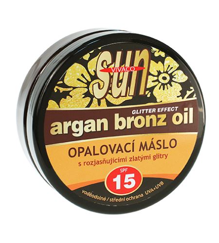 Vivaco SUN Argan Bronz Oil масло за тен с био арганово масло SPF 15 200 мл