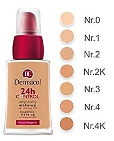 Dermacol 24h Control Make-Up течен фон дьо тен 30 мл 1