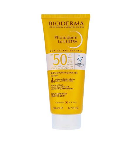 Bioderma Photoderm Lait Ultra мляко за слънчеви бани SPF 50+ 200 мл