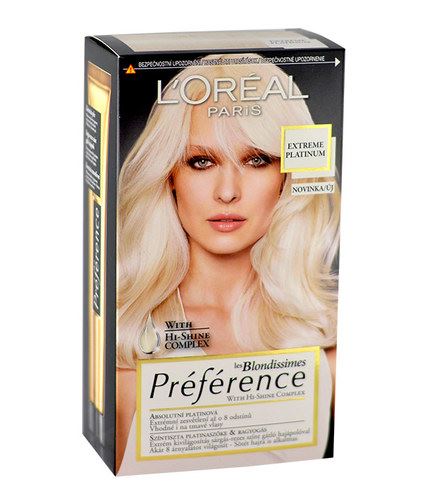 L'Oréal Paris Préférence les Blondissimes Hair Colour боя за коса 1 бр Extreme Platinum