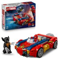 LEGO® ǀ Marvel 76336 Спайдърмен с кола срещу Венъм във Върколака