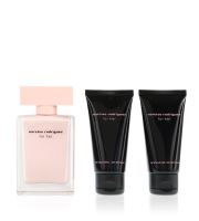 Narciso Rodriguez For Her подаръчен комплект за жени парфюмна вода 50 ml + мляко за тяло 50 ml + душ гел 50 ml (1)