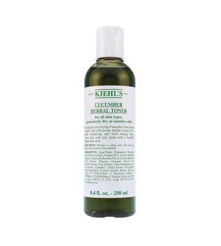 Kiehl's Cucumber Herbal Alcohol-Free Toner тоник за суха до чувствителна кожа 250 мл