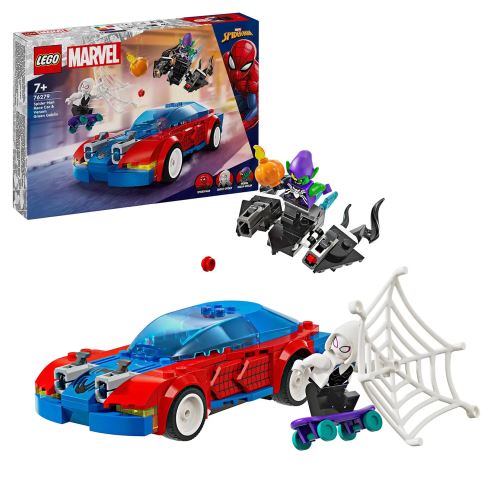 LEGO® Marvel 76279 Състезателната кола на Спайдърмен с Венъм и Зеления гоблин