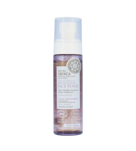 Natura Siberica Organic Certified Instant Relief натурален тоник за чувствителна кожа 100 мл
